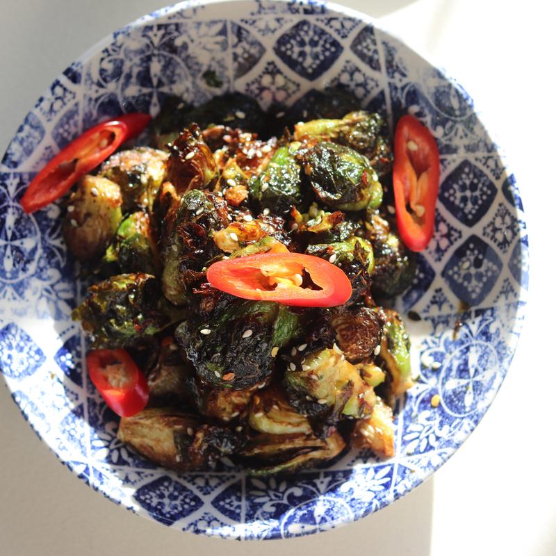 Honey Chili Brussels Sprouts photo