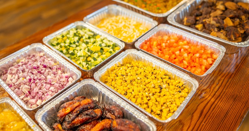 Self-serving food containers