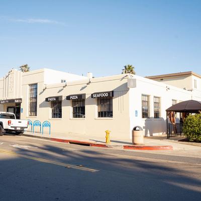 Shot of the restaurant from across the street