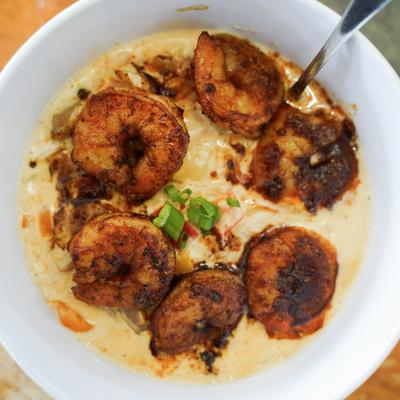 Shrimp and grits.