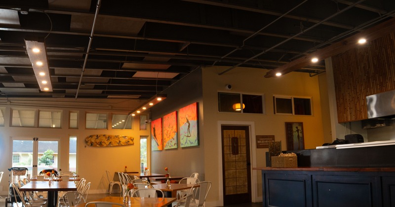 Interior, dining area