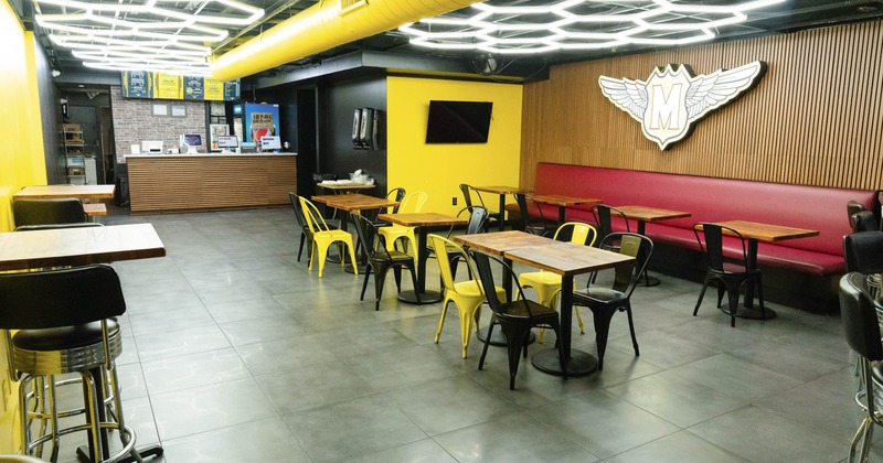 Interior, seating space