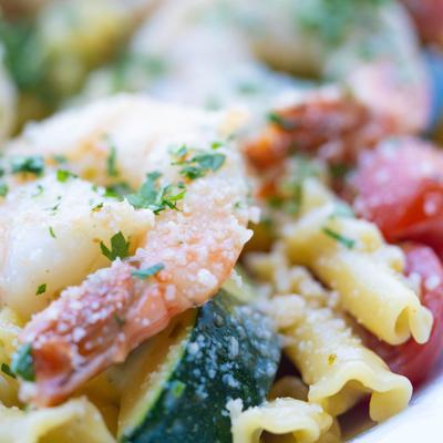 Garlic Shrimp Scampi.