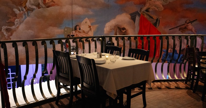 Interior seating space