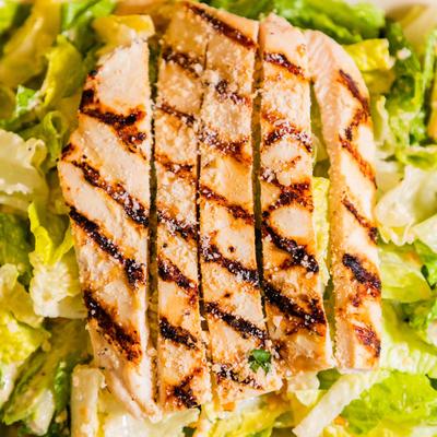 Grilled Chicken Caesar salad.
