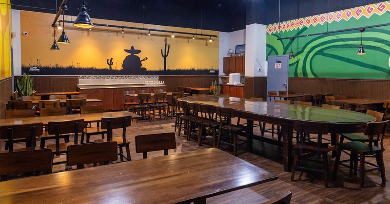 Interior, dining area