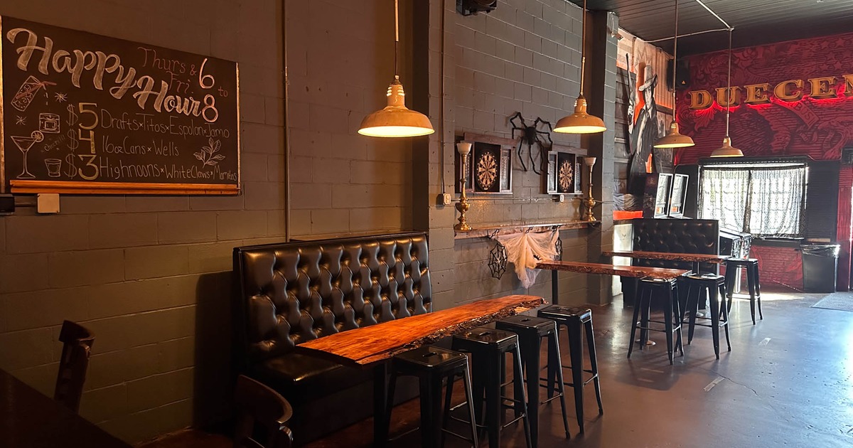 Interior space, seating area