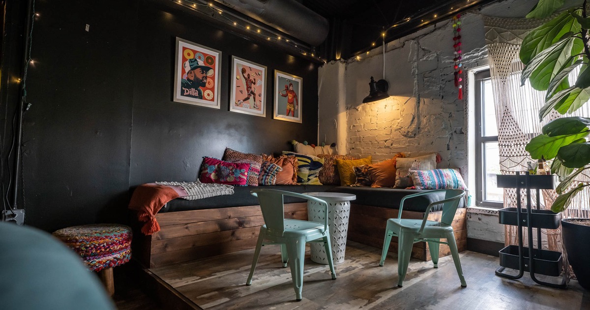 Interior seating space