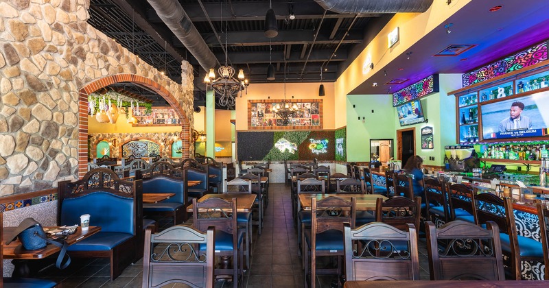 Interior, dining area