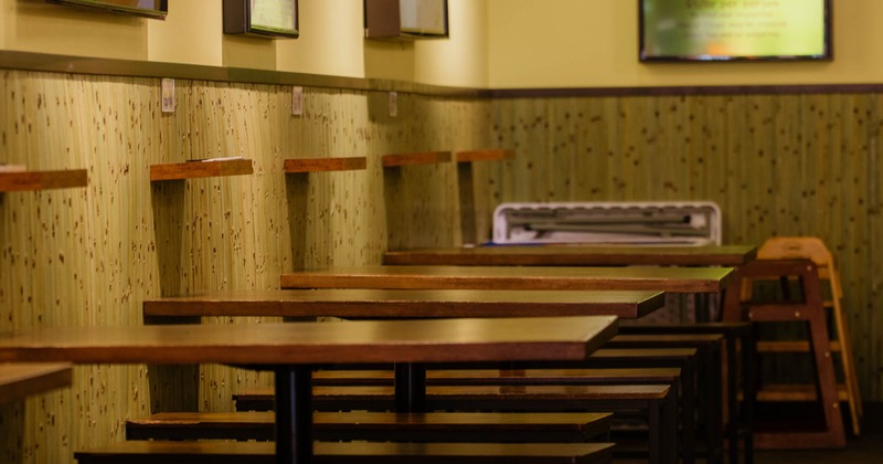 Interior seating area