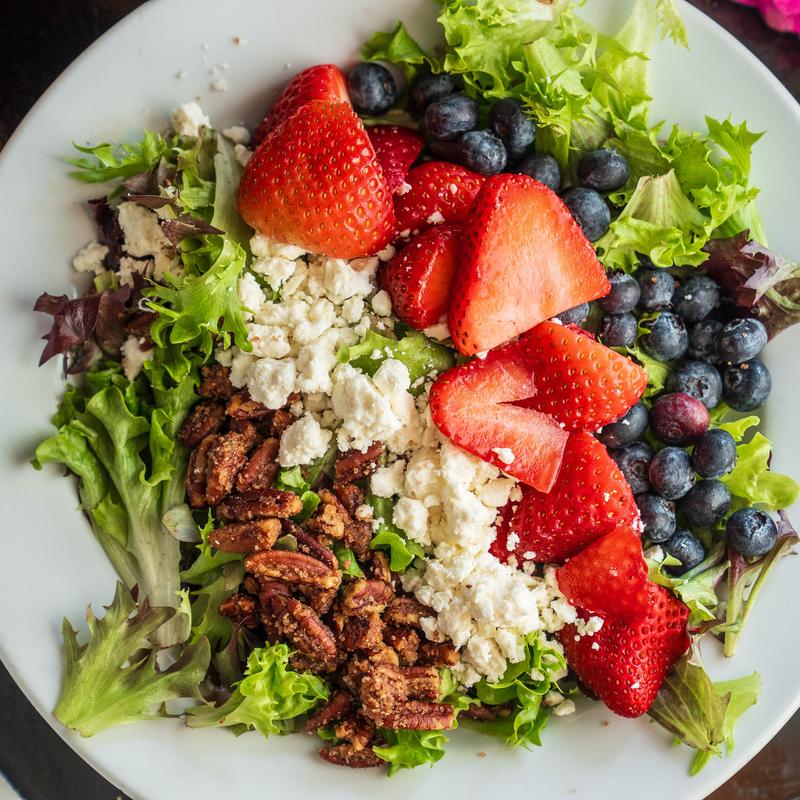 menu item 5 of 9, Seasonal Salad (GF, V)