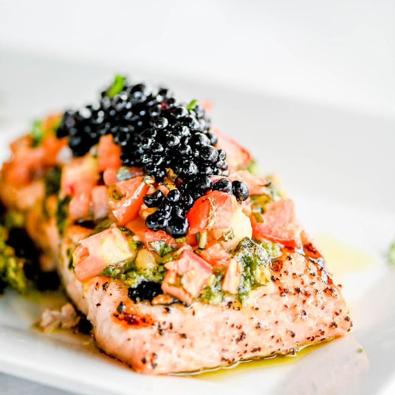 PAN SEARED SALMON photo
