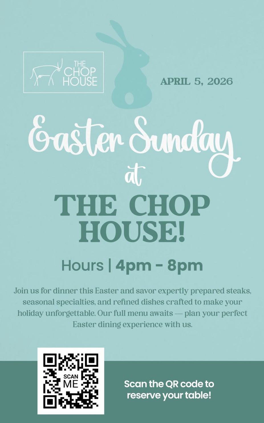 Easter at The Chop House! event photo