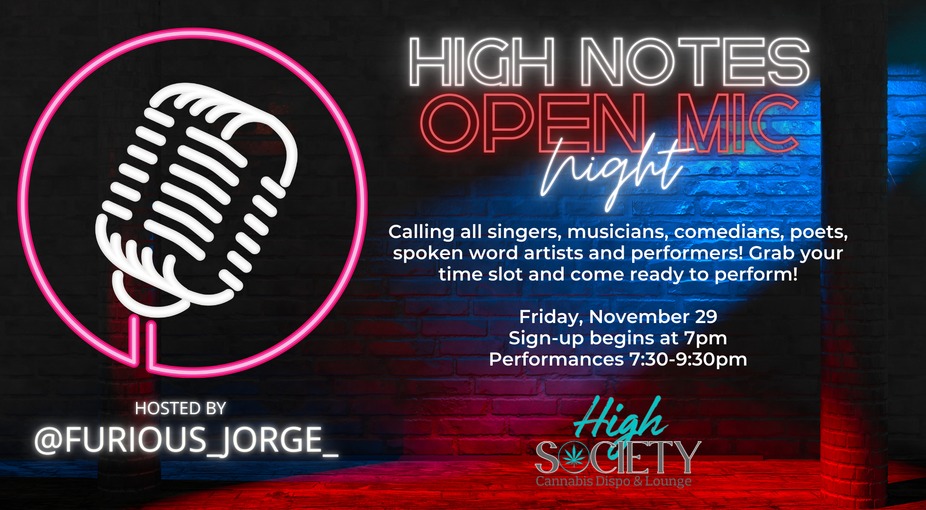 High Notes Open Mic event photo