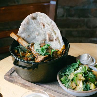 Braised Lamb Shank for two.