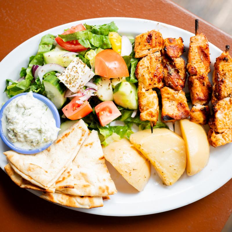 menu item 13 of 15, Chicken Souvlaki