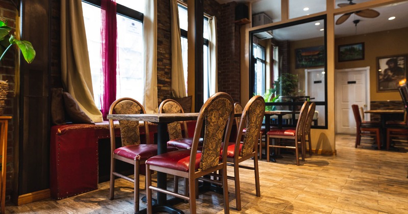 Interior, seating area