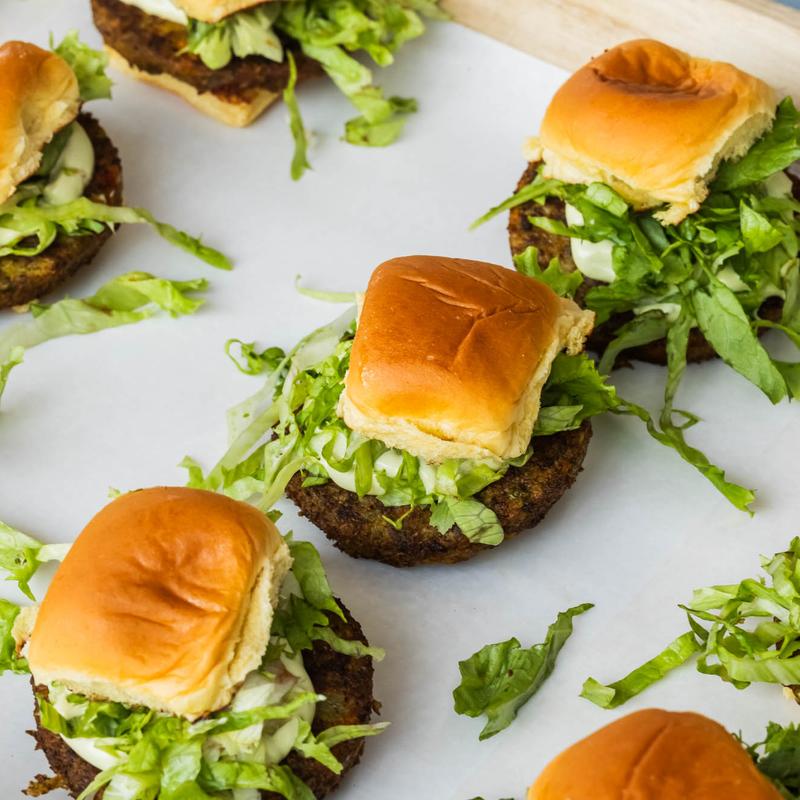 California Veggie Burger Sliders photo