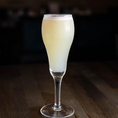 White cocktail drink