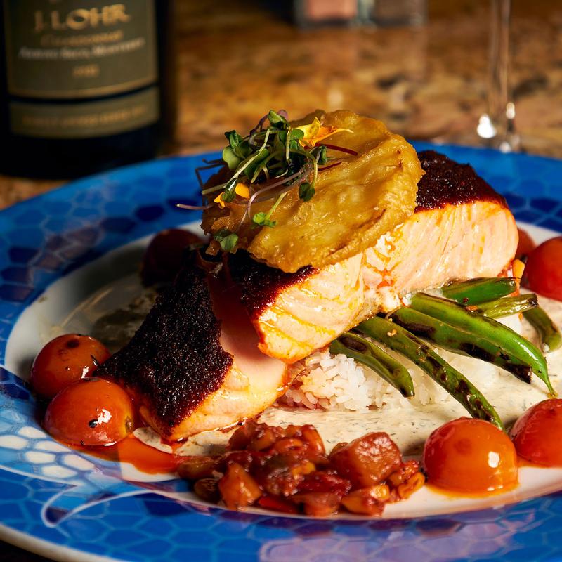 Blackened Salmon Tandoori* photo