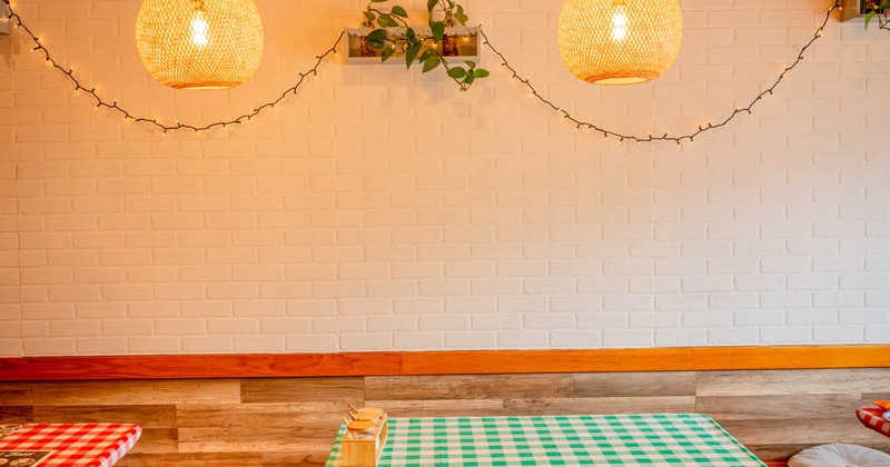 Interior seating area