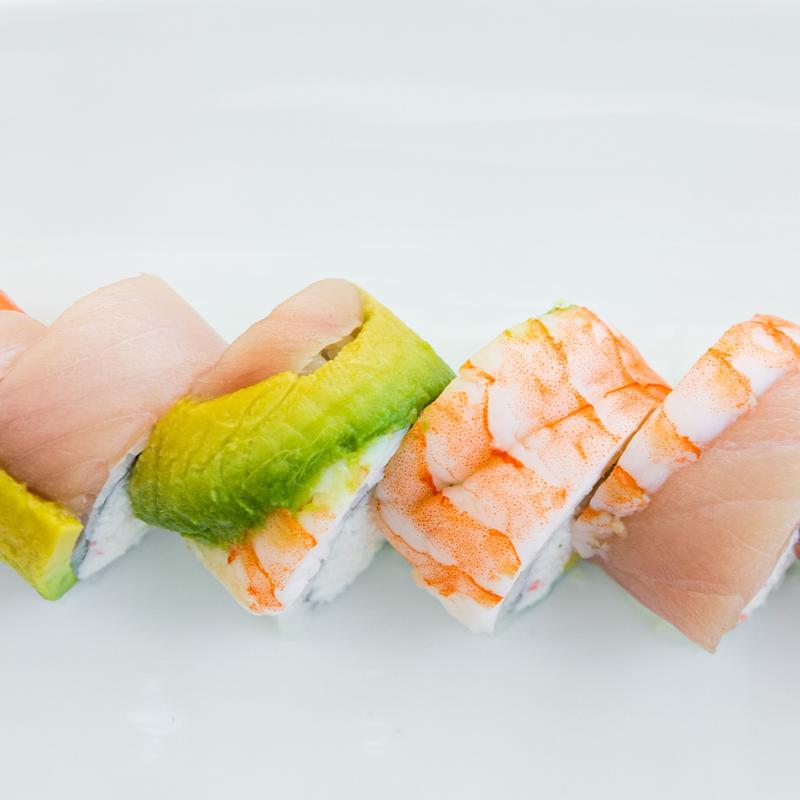 Rainbow roll photo
