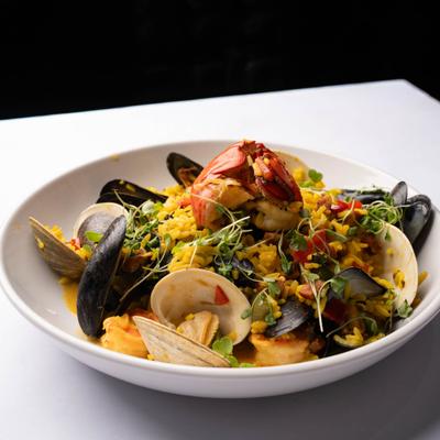 Seafood Paella.