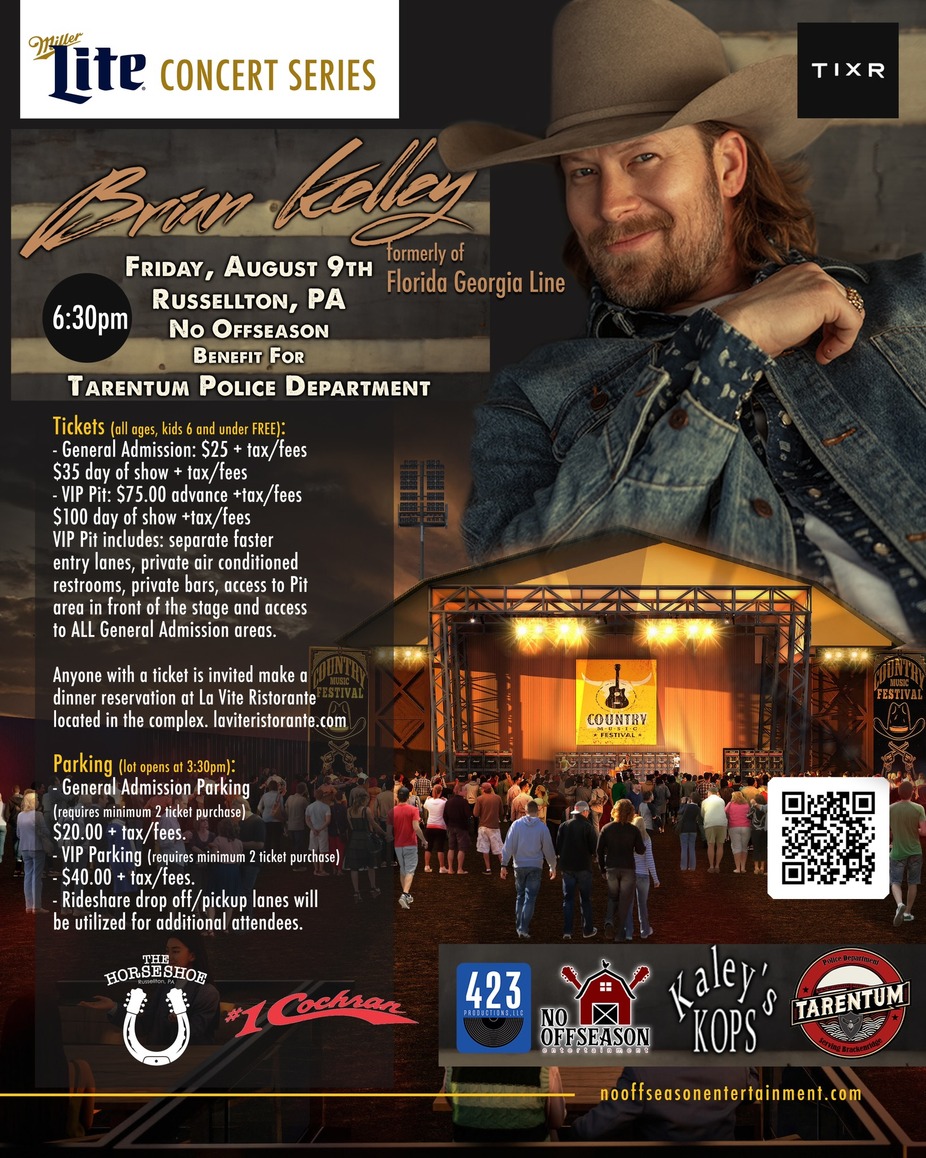 Brian Kelley Benefit for Tarentum Police Department event photo
