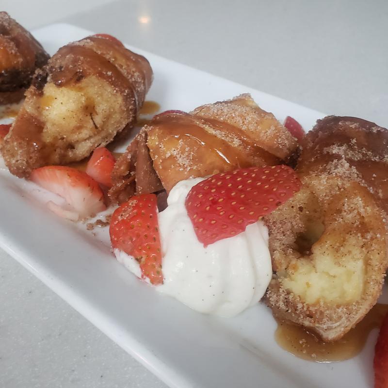 Caramel Cheesecake Egg Rolls photo