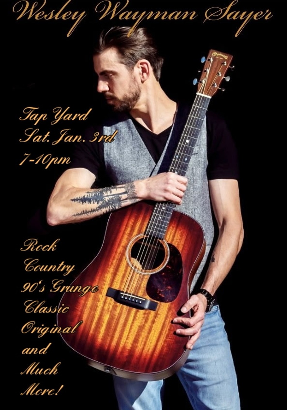 Wesley Wayman Sayer LIVE @ Tap Yard event photo