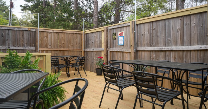 Exterior, patio area