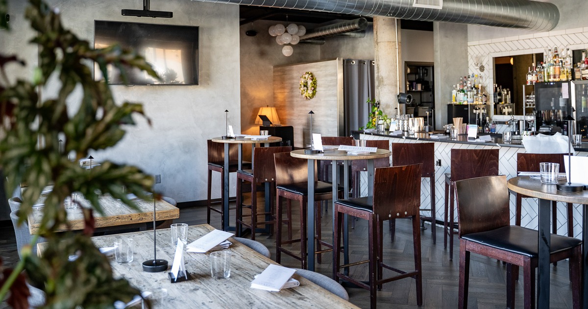 A modern and stylish restaurant interior