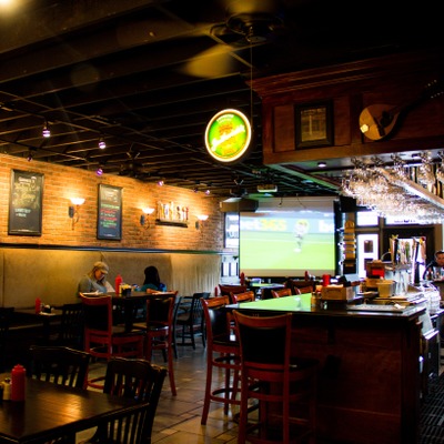 Interior, big tv screen