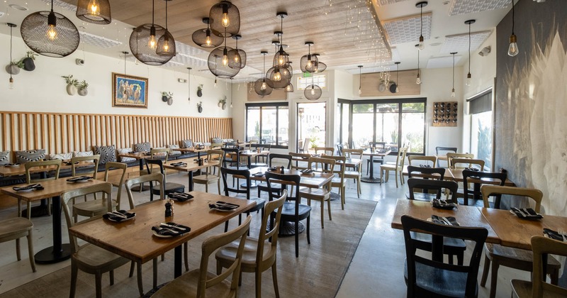 Interior, dining area