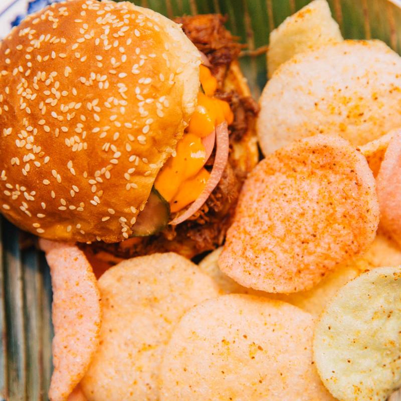 Pulled Adobo Sandwich photo