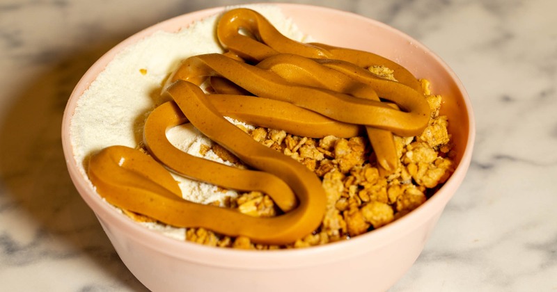 A variant of acai bowl