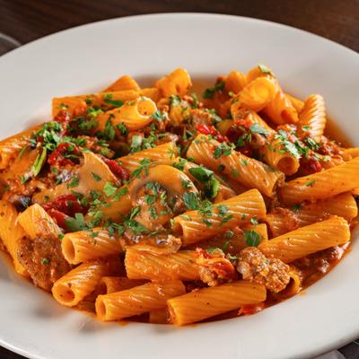 Rigatoni Di Casa dish.