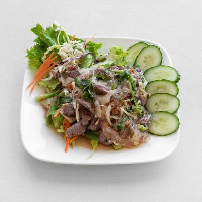 Thai beef salad.