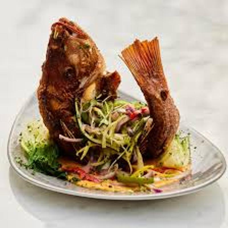 Fried Whole Snapper photo