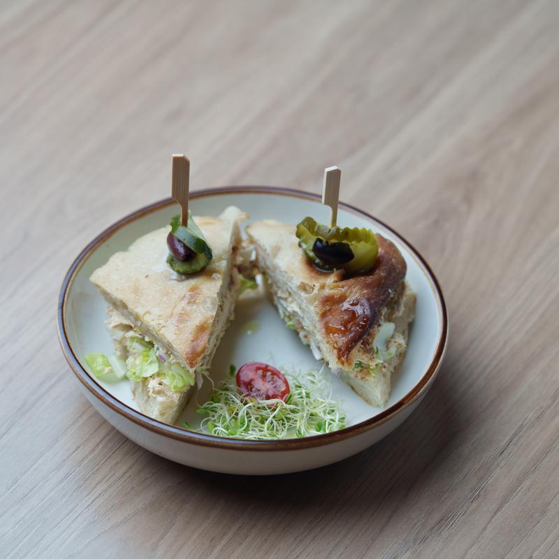menu item 105 of 116, Chicken & Pancetta Sandwich