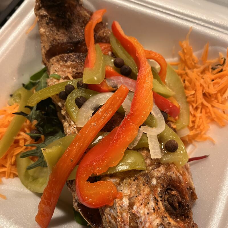 Escovitch Style, Fried or Baked Red Snapper ONLY photo