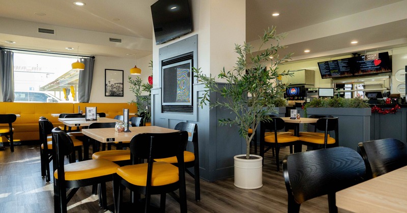 Interior, main dining area