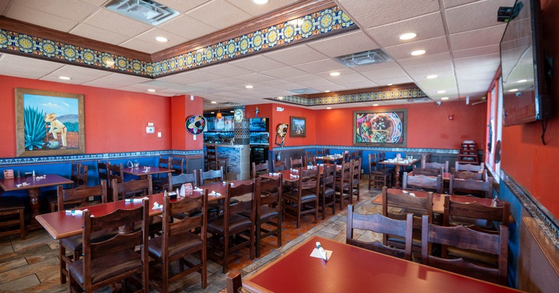 Interior, dining area