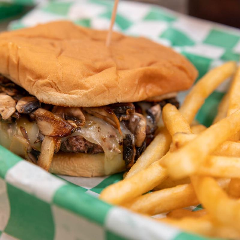 Shroom & Swiss Burger photo