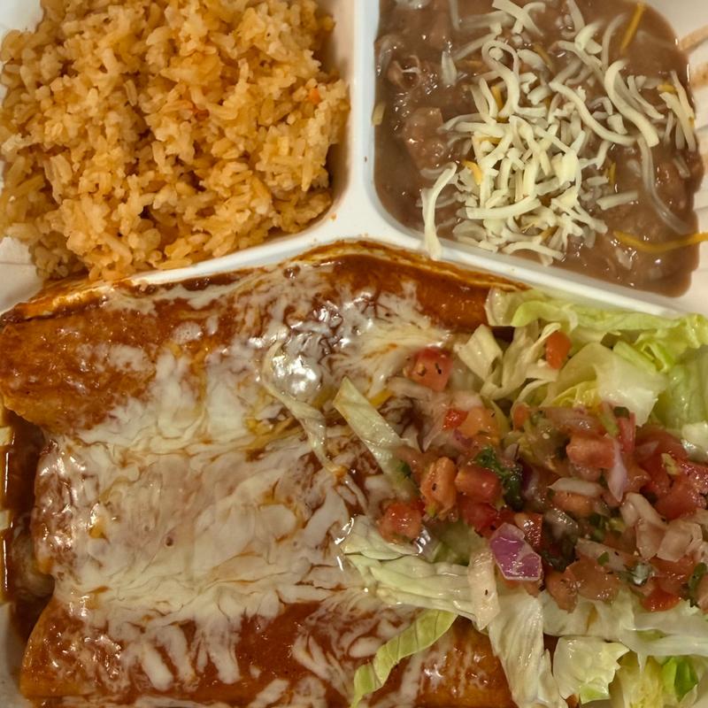 Red Beef Enchiladas photo