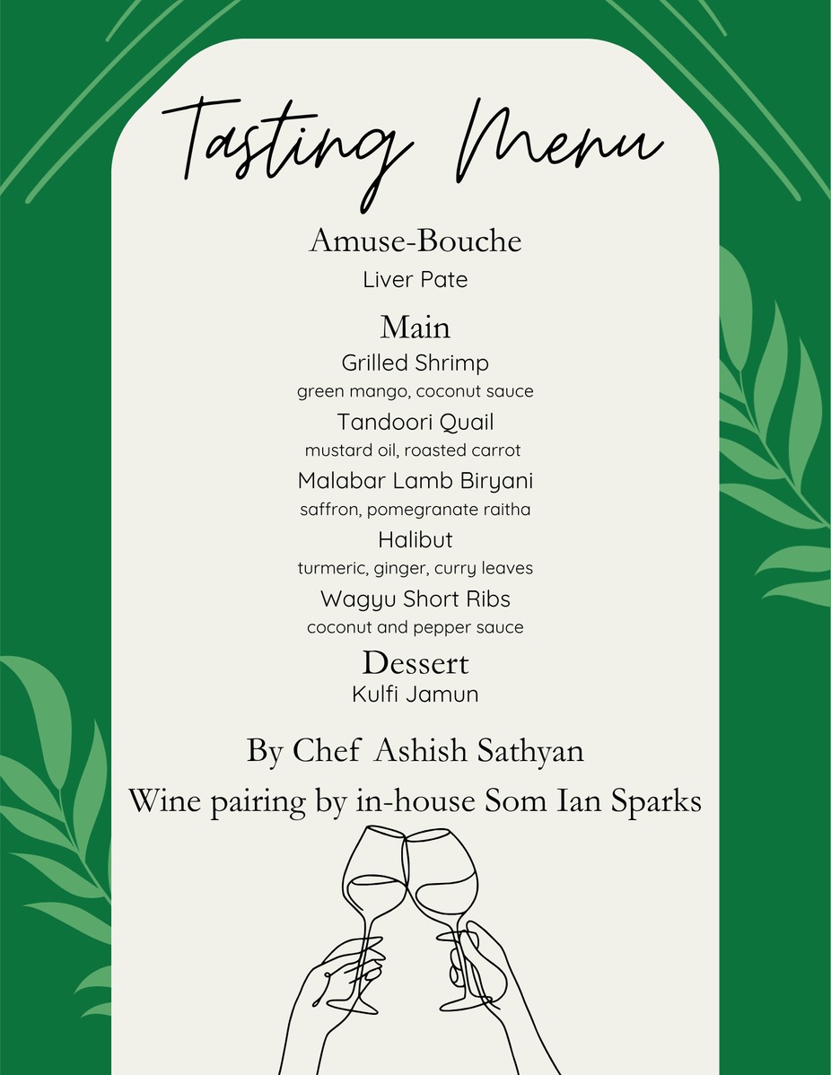 Wine Dinner Tasting Menu - Deposit event photo