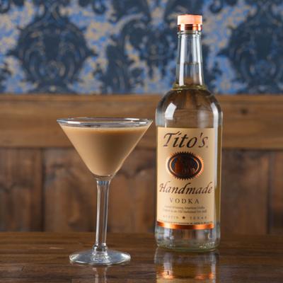 Espresso Martini and a bottle of vodka