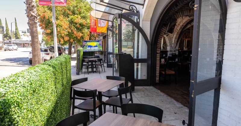 Exterior, seating space