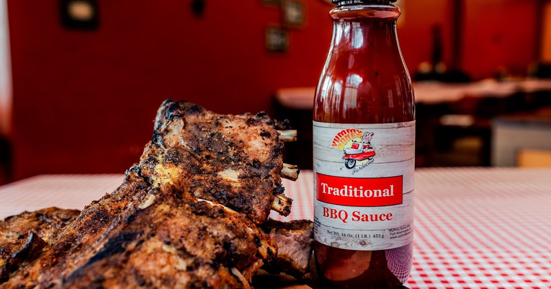 BBQ Ribs  and Traditional BBQ Sauce