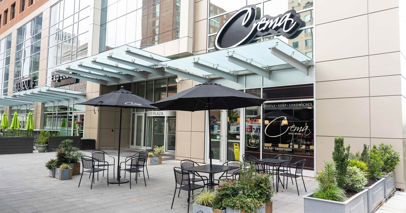 Exterior seating area